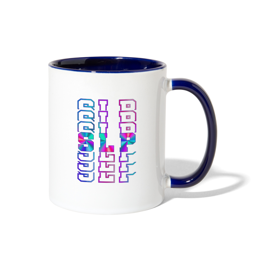 SLP Coffee Mug - white/cobalt blue