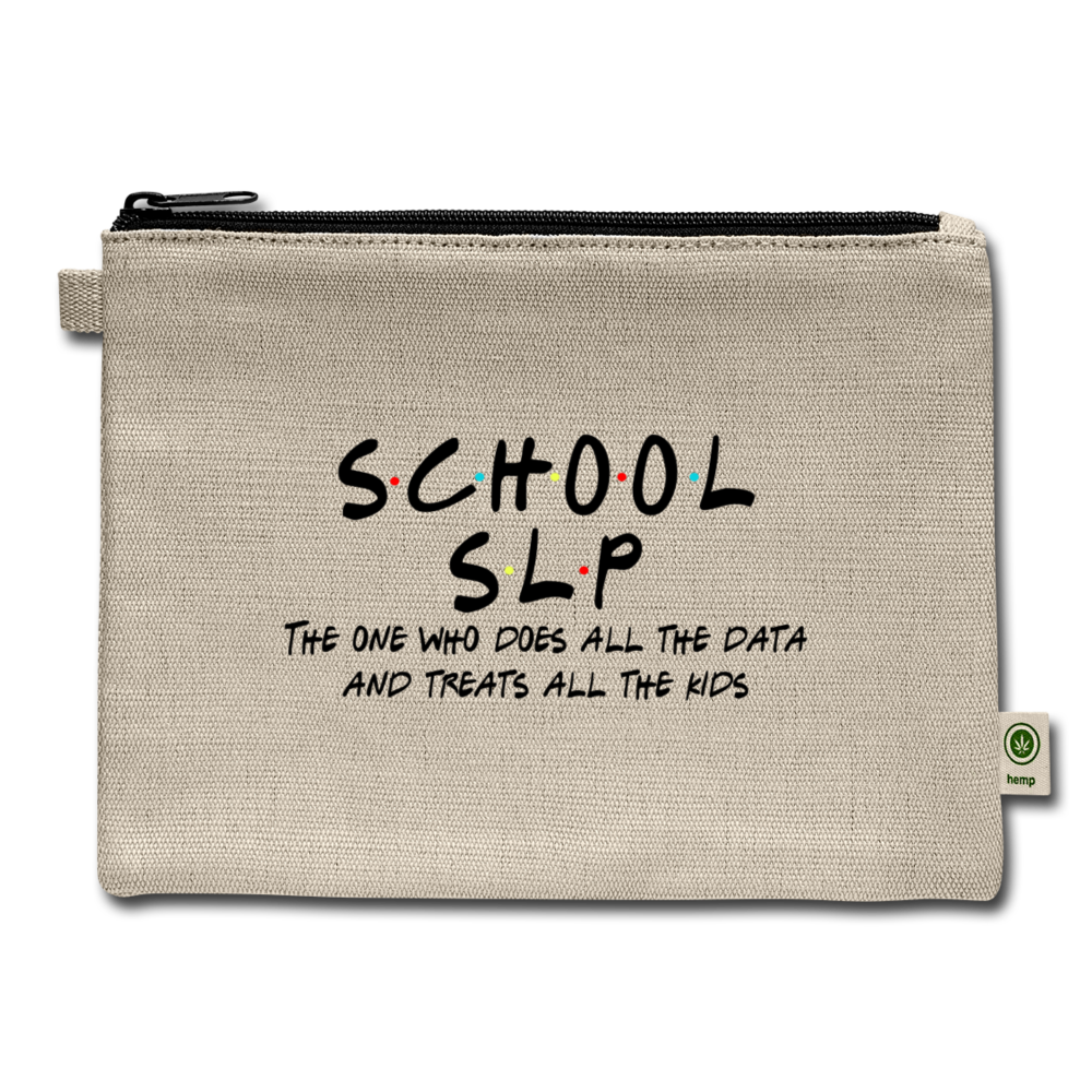 School SLP Pouch - natural