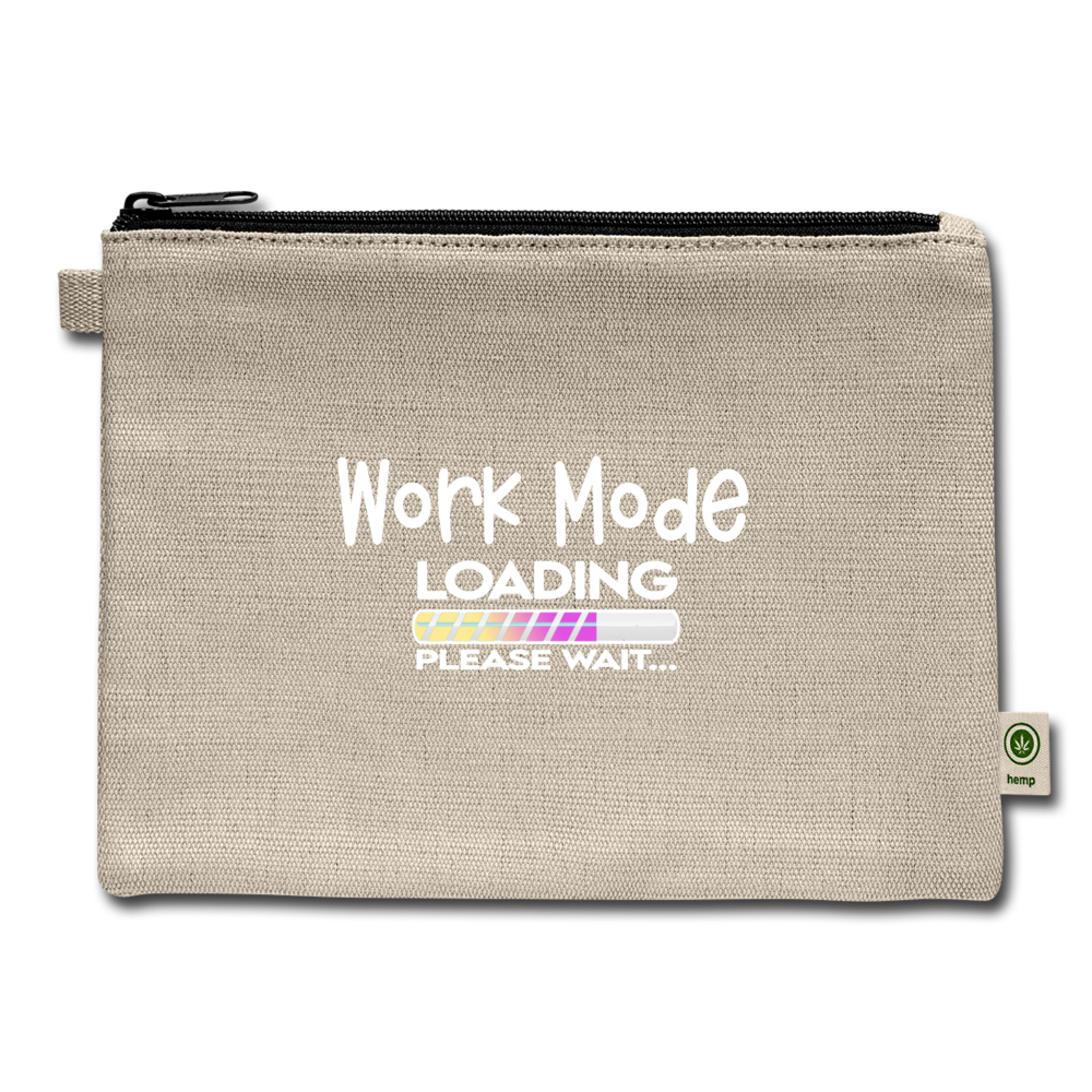 Work Mode Carry All Pouch - natural
