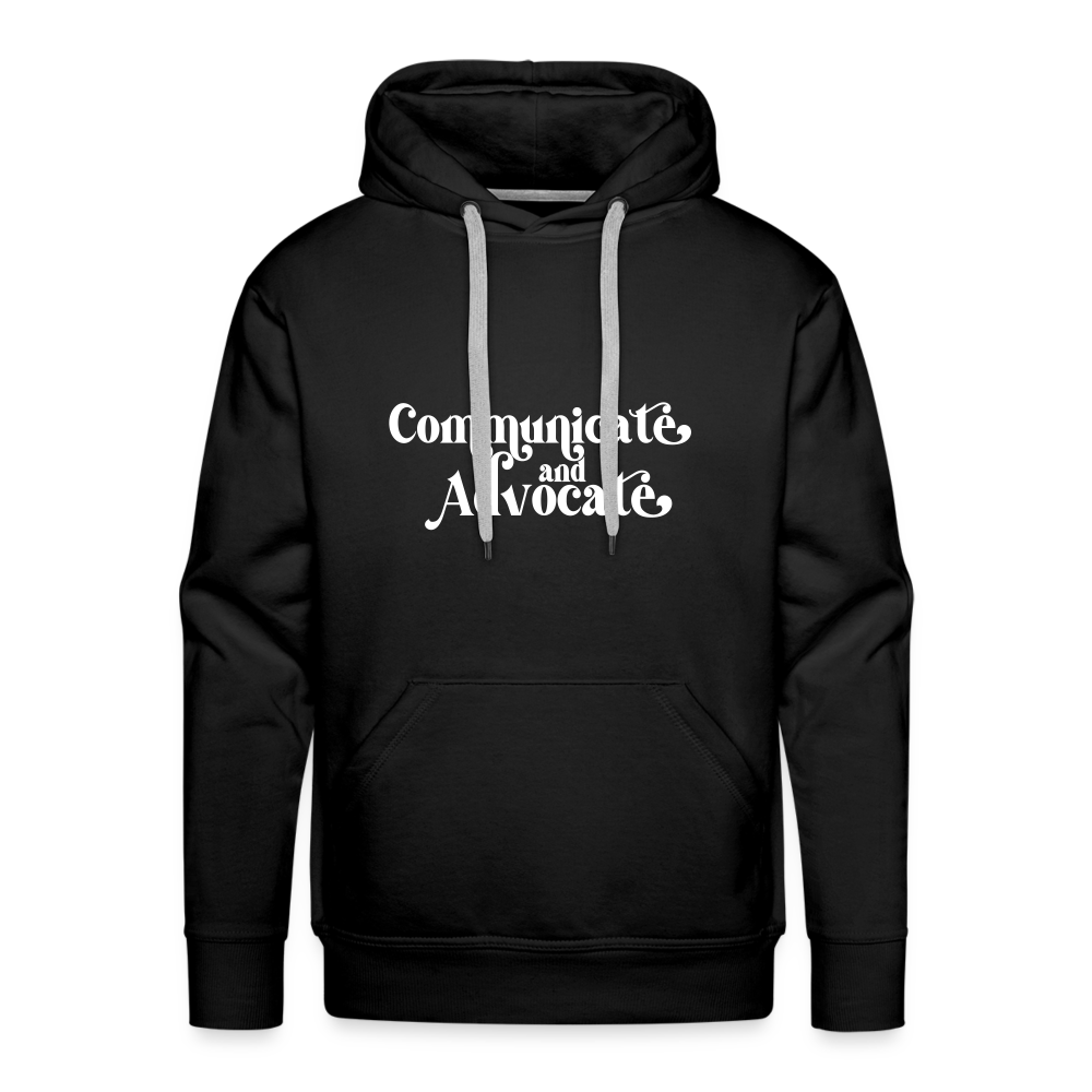 Communicate and Advocate Hoodie - black