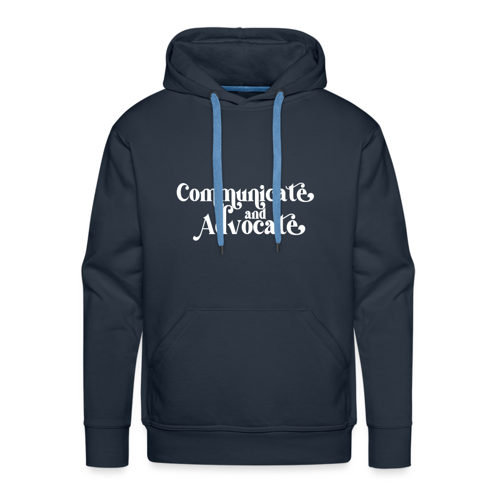 Communicate and Advocate Hoodie - navy