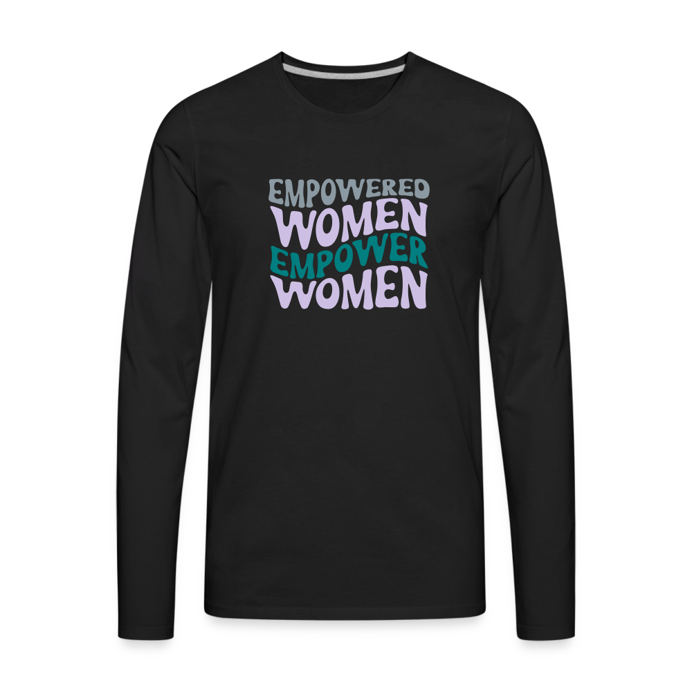 Empowered Women Long Sleeve T-Shirt - black